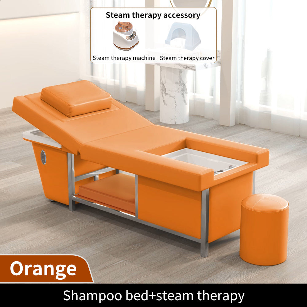 New beauty salon Electric lifting shampoo bed barber shop head care beauty bed with water circulation