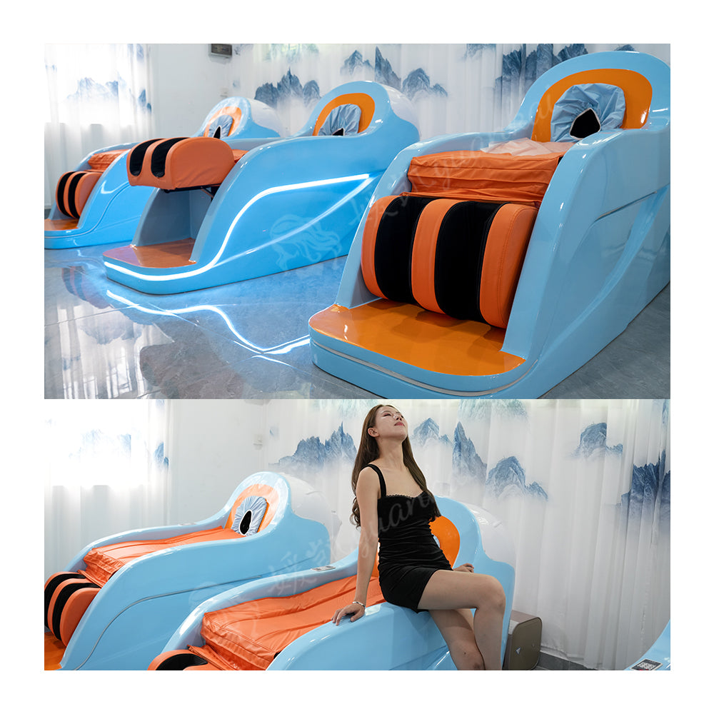 New intelligent electric shampoo bed barber shop special automatic shampoo machine with water heater