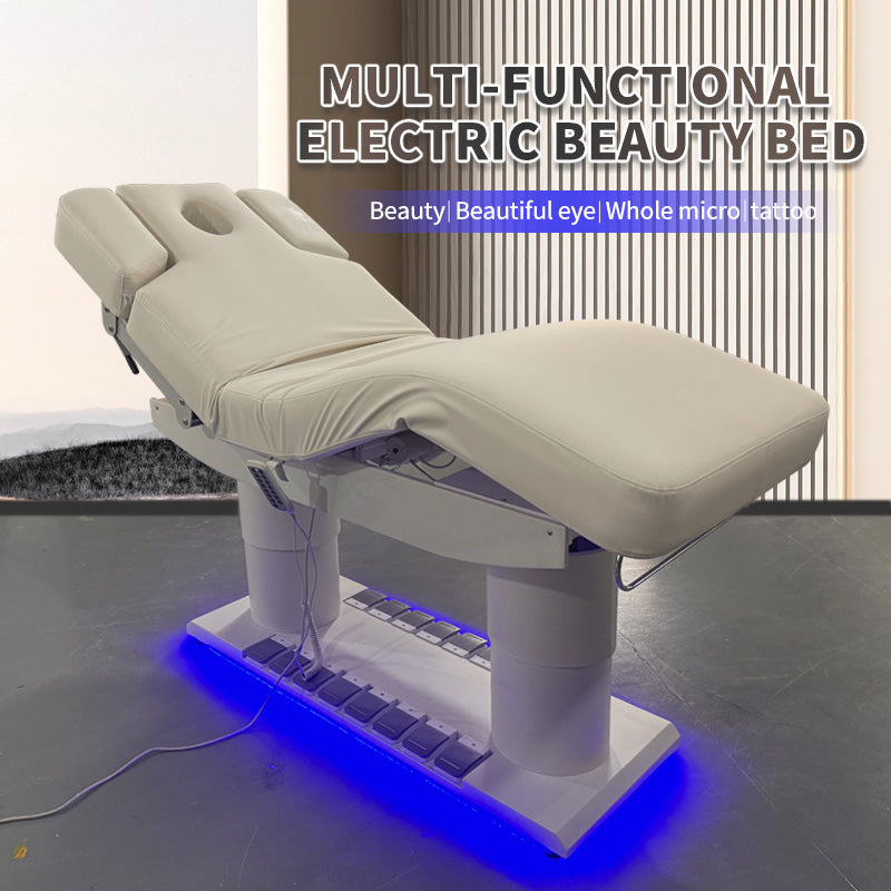Modern Luxury Design Beauty Salon Lifting Facial Beauty Bed Salon Furniture Electric Massage Bed