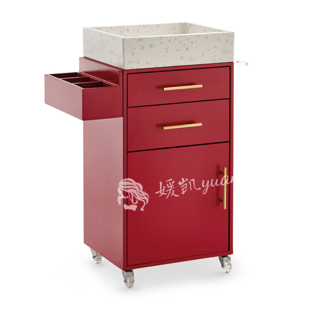 Fashion stainless steel barber shop luxury Beauty salon barber trolley