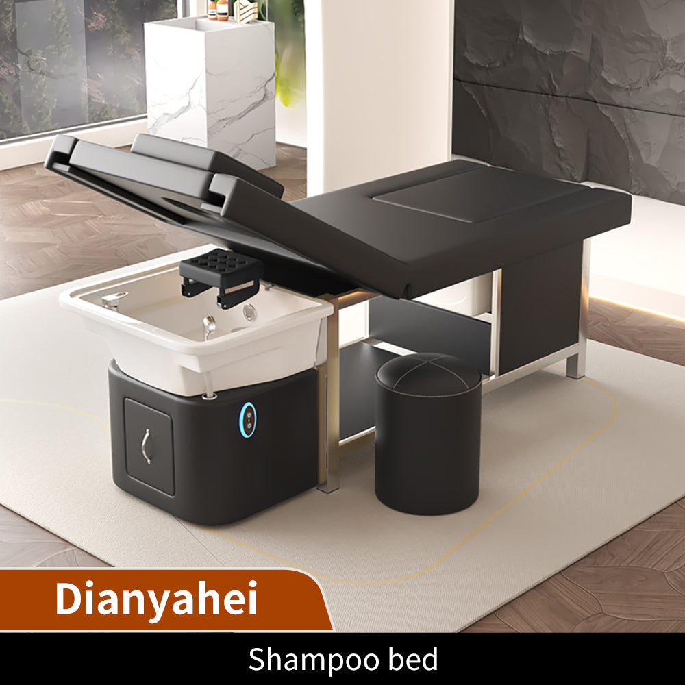 Hot Sale Salon Electric Shampoo Bed Barber Shop Special Massage Bed with Smart Water Circulation Spa Equipment