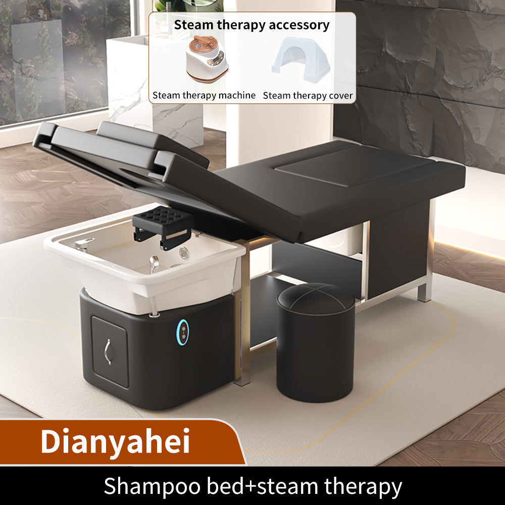 Hot Sale Salon Electric Shampoo Bed Barber Shop Special Massage Bed with Smart Water Circulation Spa Equipment