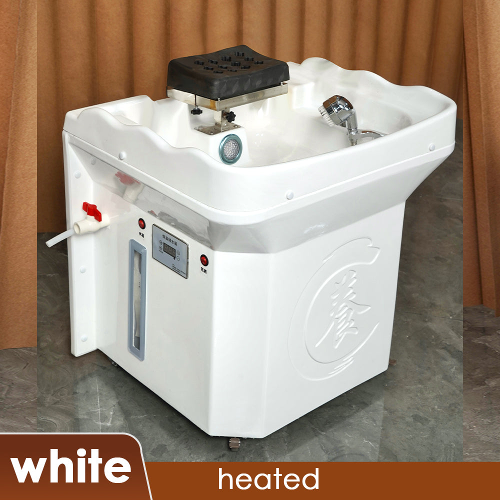 Portable shampoo basin with 60-litre water tank barber shop Movable sink