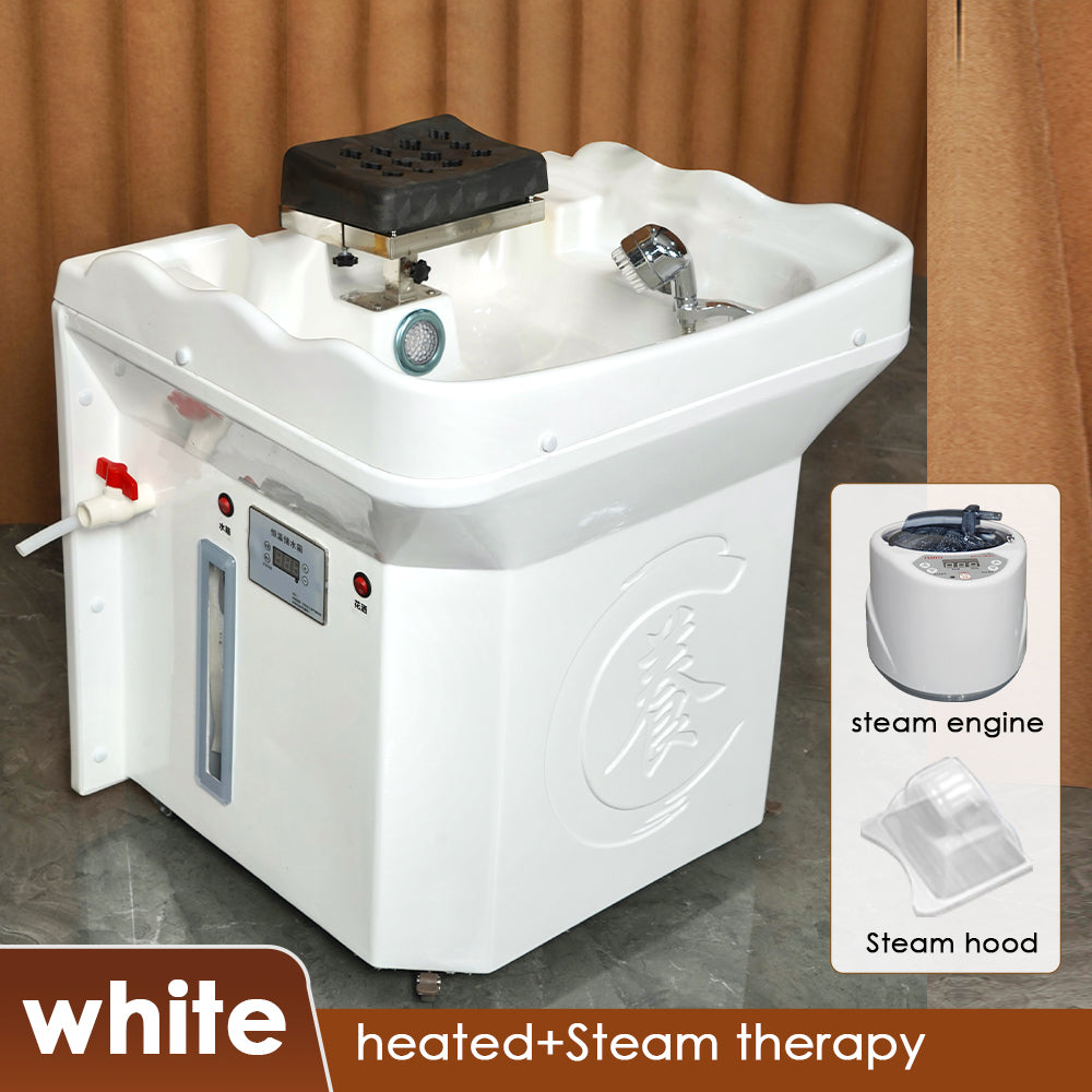 Portable shampoo basin with 60-litre water tank barber shop Movable sink