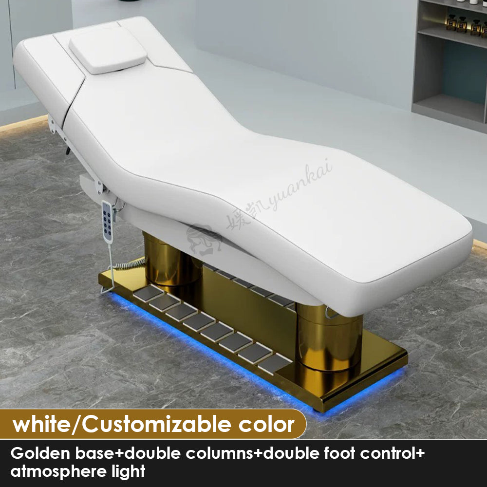 High-end beauty salon special furniture electric adjustment eyelash bed beauty tattoo chair facial massage bed