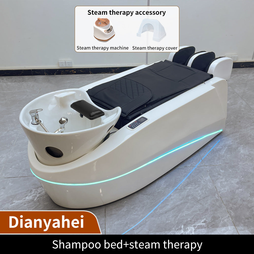 New intelligent shampoo bed electric massage bed beauty salon dedicated steam physiotherapy head treatment bed