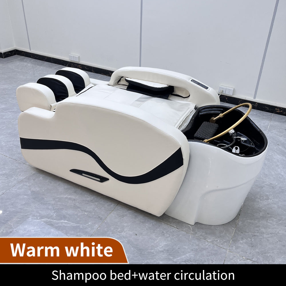 Luxury modern beauty salon electric massage shampoo bed