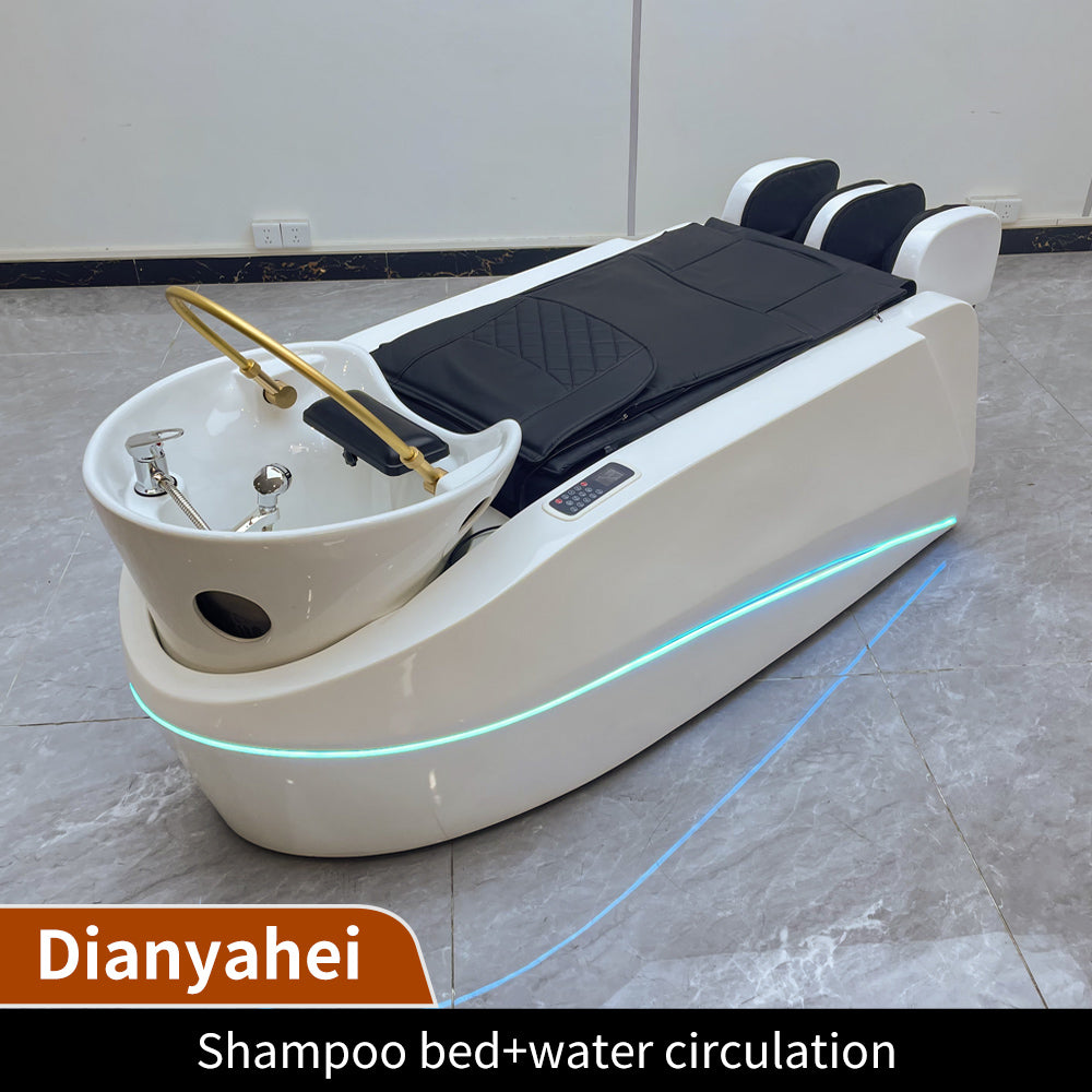 New intelligent shampoo bed electric massage bed beauty salon dedicated steam physiotherapy head treatment bed