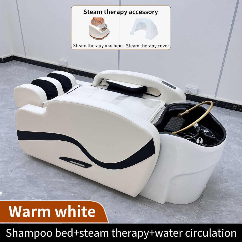Luxury modern beauty salon electric massage shampoo bed