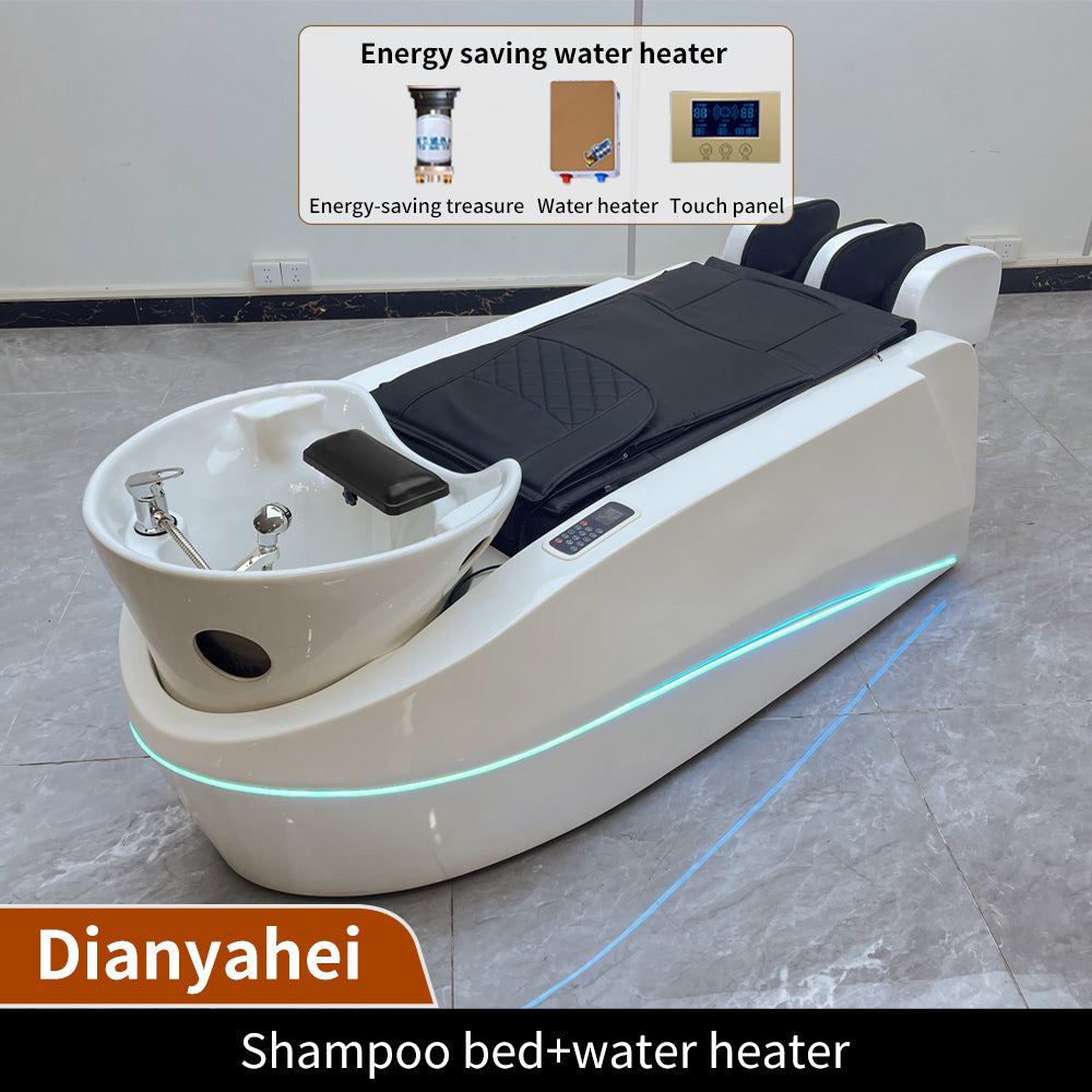 New intelligent shampoo bed electric massage bed beauty salon dedicated steam physiotherapy head treatment bed