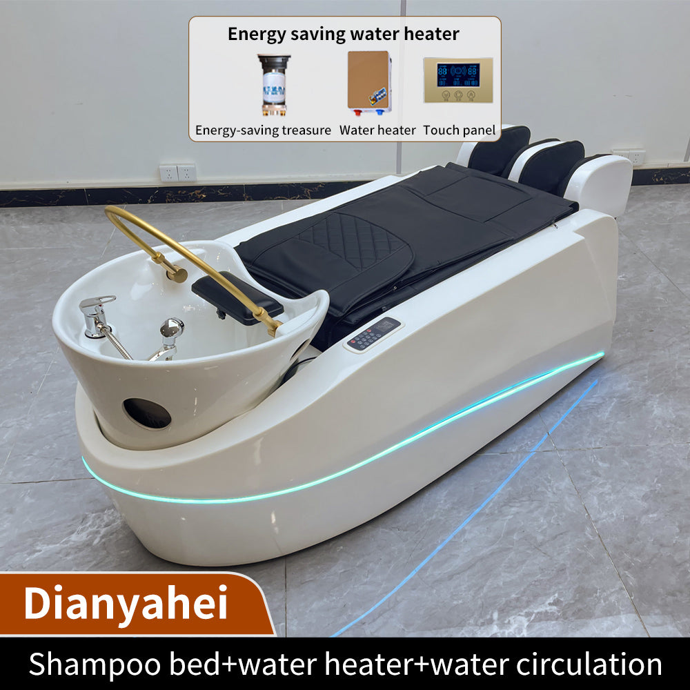 New intelligent shampoo bed electric massage bed beauty salon dedicated steam physiotherapy head treatment bed
