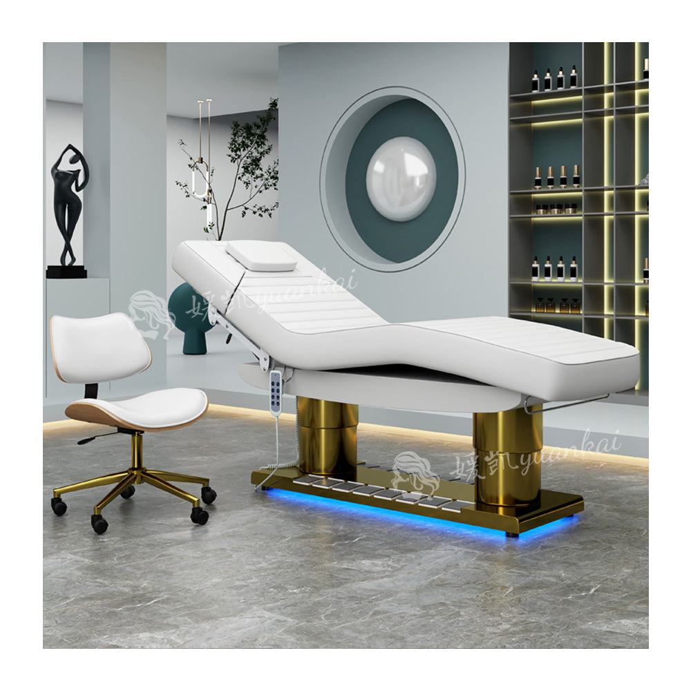 High-end beauty salon special furniture electric adjustment eyelash bed beauty tattoo chair facial massage bed