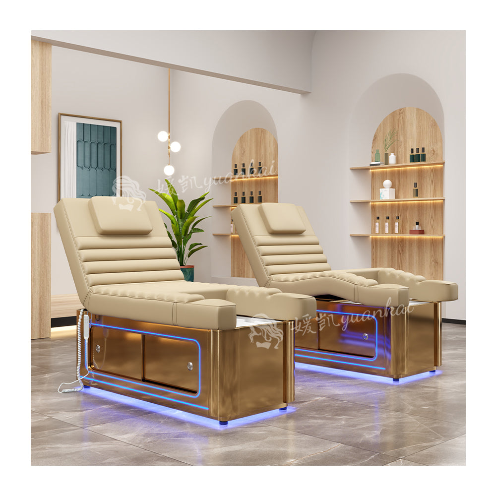 Multi-functional spa facial skin care massage bed beauty salon dedicated foot spa electric beauty bed