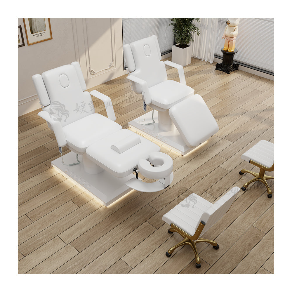 Modern Electric Medical Bed Adjustable Beauty Salon Facial Care Special Beauty Bed