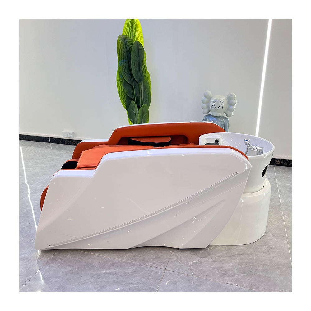 High-end electric massage shampoo bed barber shop dedicated water cycle steam physiotherapy integrated head treatment bed
