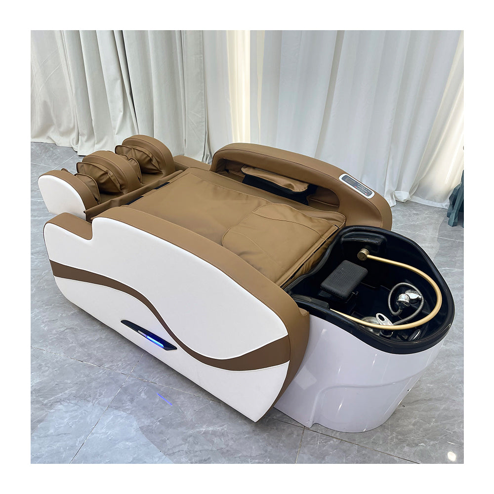 Luxury modern beauty salon electric massage shampoo bed
