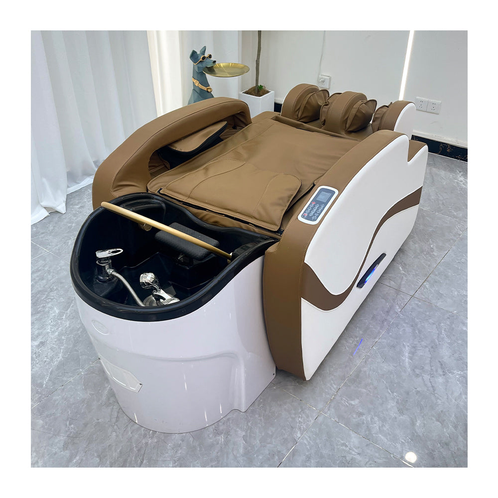 Luxury modern beauty salon electric massage shampoo bed