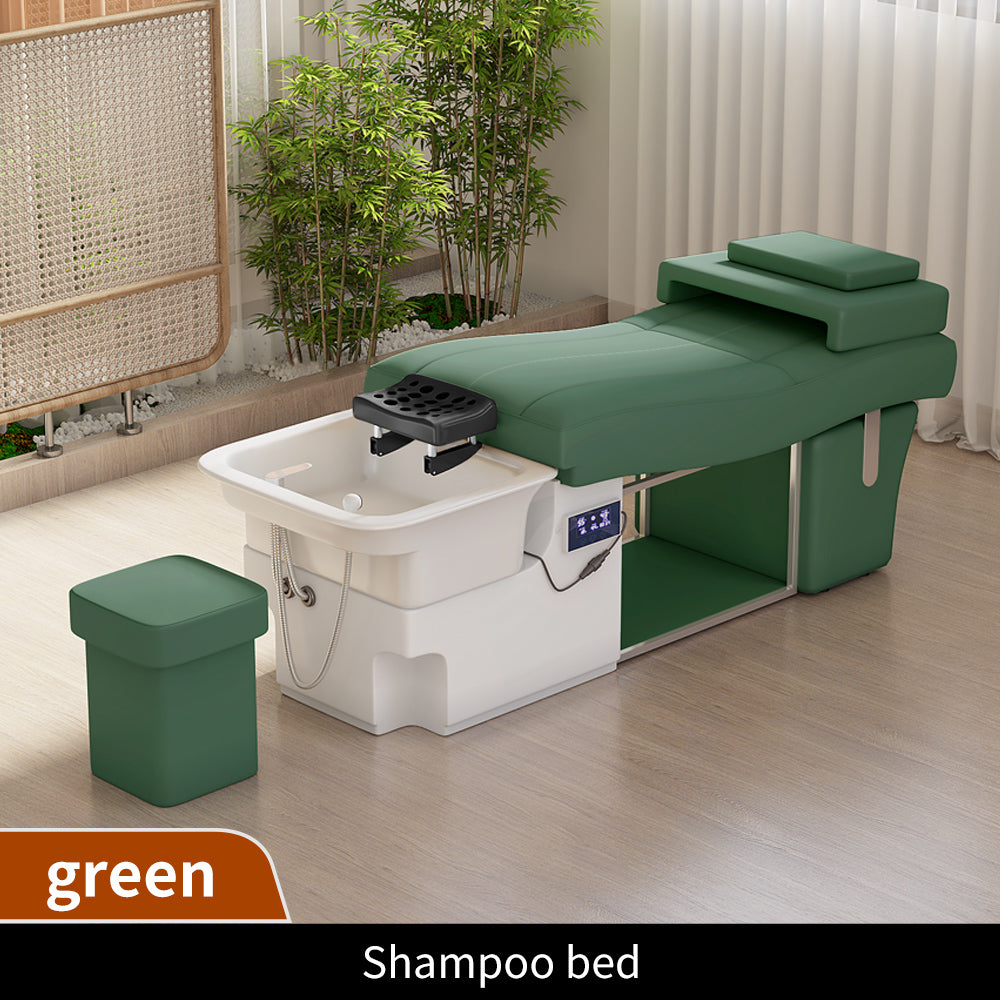 S-type shampoo bed beauty salon hair salon dedicated intelligent water circulation fumigation massage head therapy bed