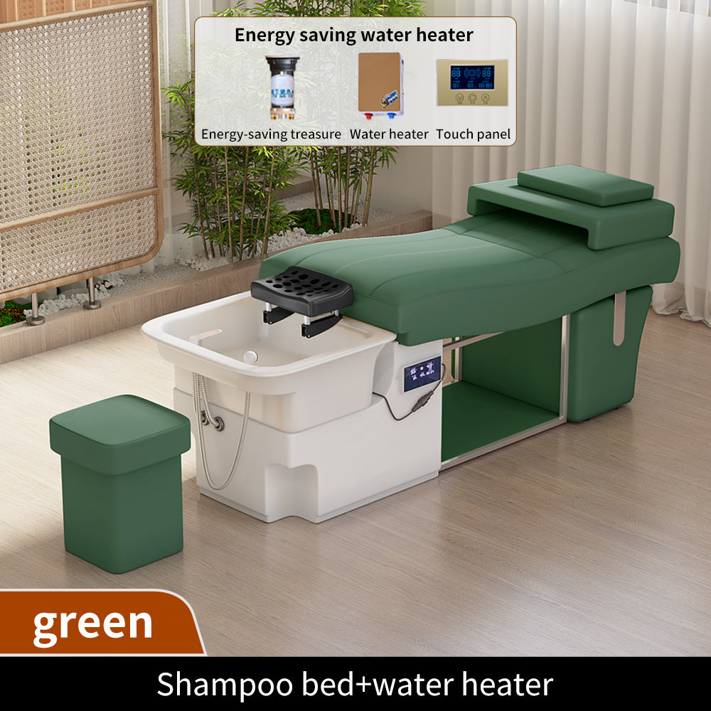 S-type shampoo bed beauty salon hair salon dedicated intelligent water circulation fumigation massage head therapy bed