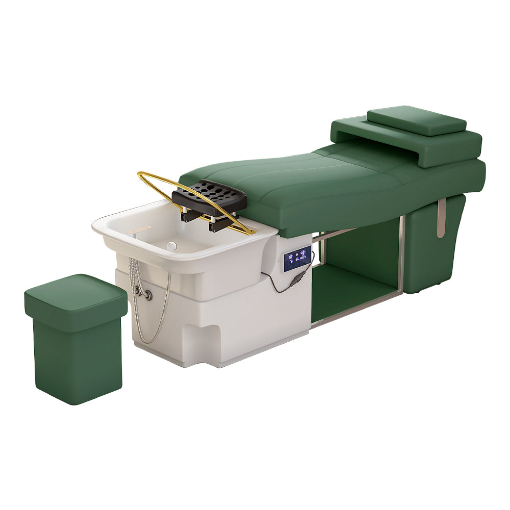 S-type shampoo bed beauty salon hair salon dedicated intelligent water circulation fumigation massage head therapy bed
