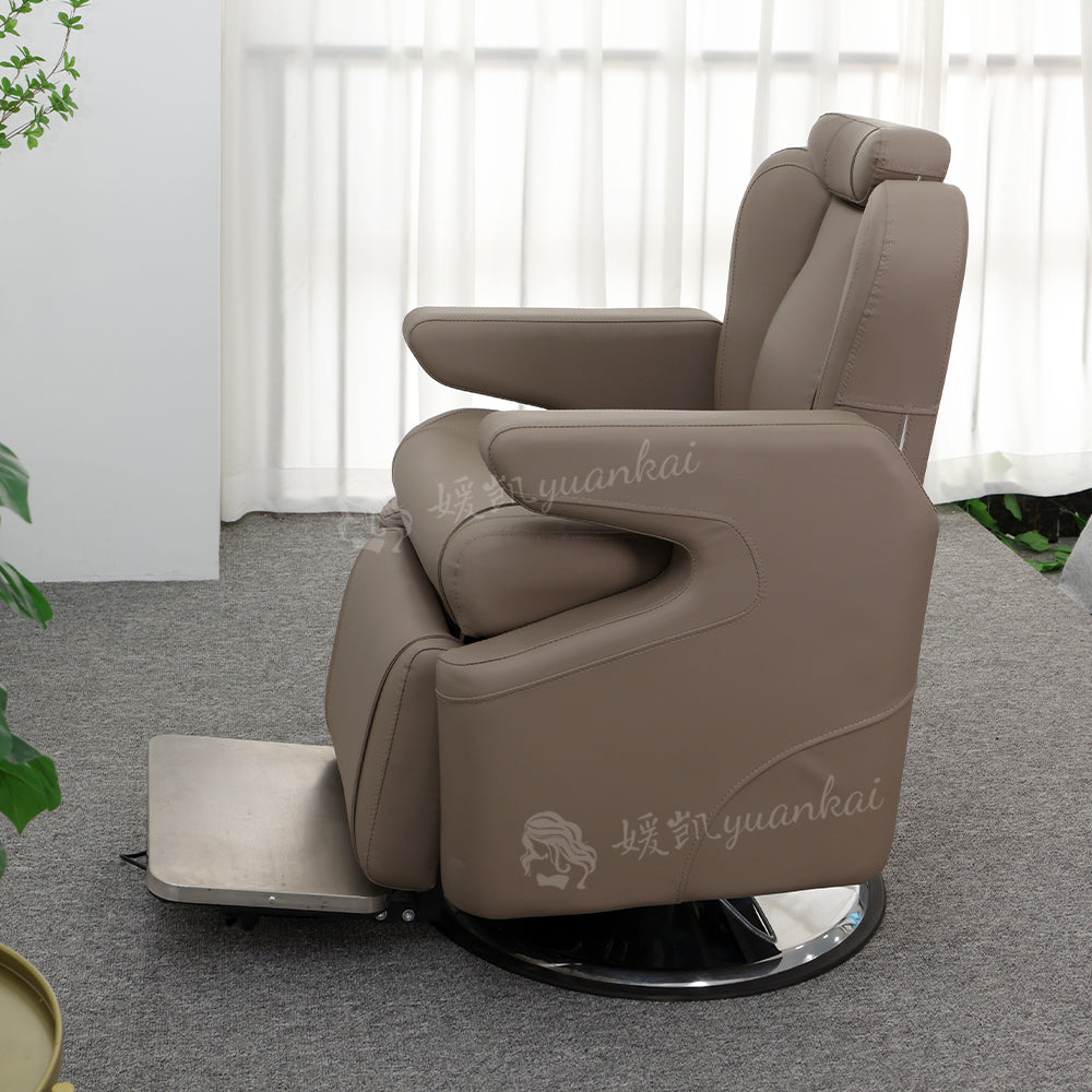 High-end electric reclining physiotherapychair barber shop beauty salon specialoil head lifting hair cutting chair
