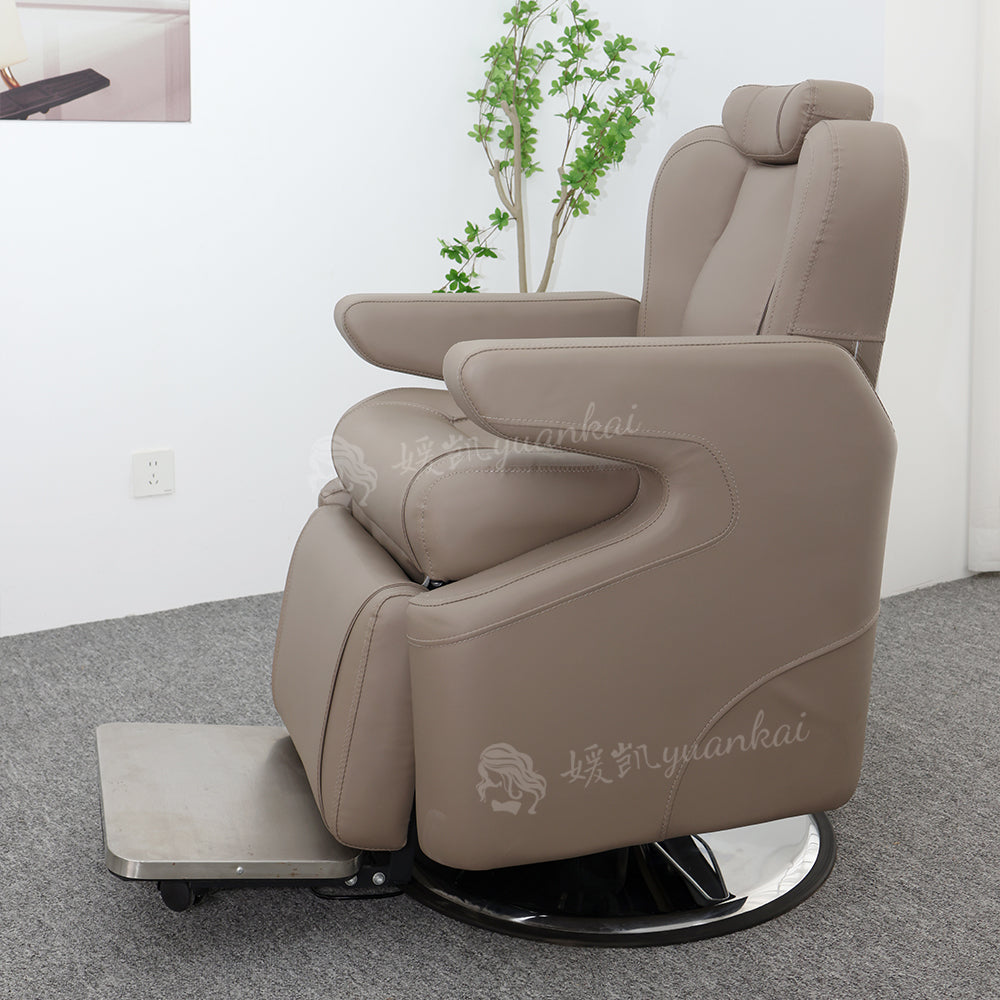 High-end electric reclining physiotherapychair barber shop beauty salon specialoil head lifting hair cutting chair