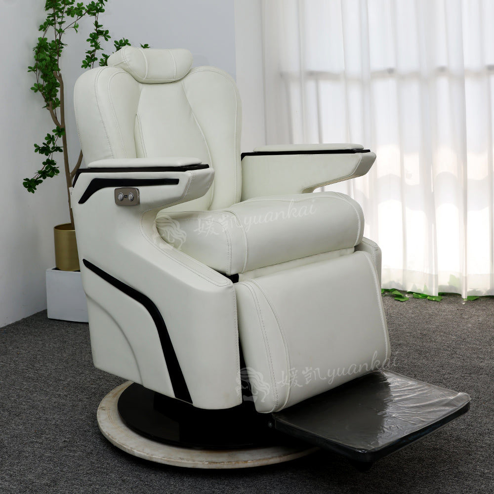 High-end hair salon hair salon dedicated intelligent USB charging can be put down lifting shaving barber chair