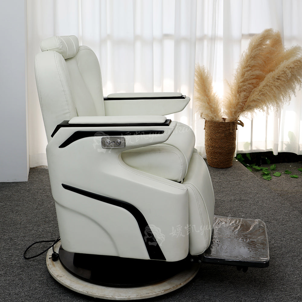 High-end hair salon hair salon dedicated intelligent USB charging can be put down lifting shaving barber chair