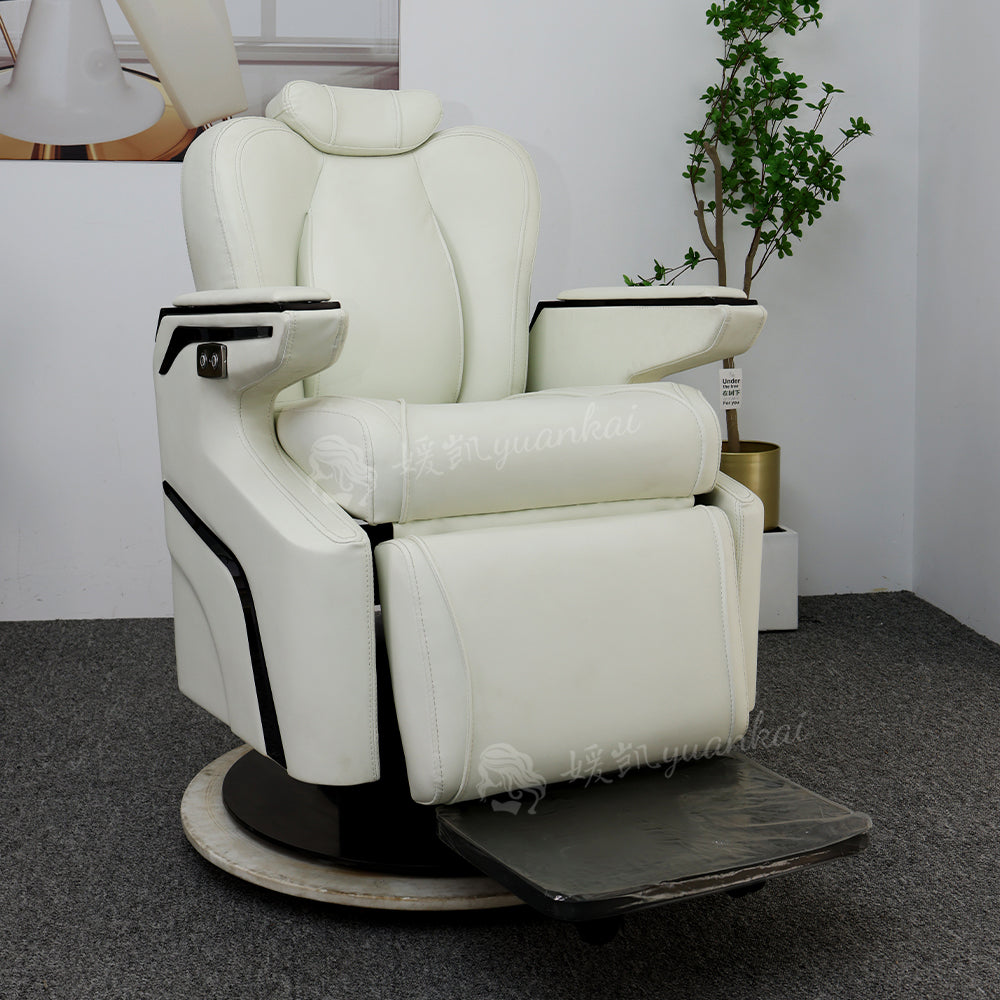 High-end hair salon hair salon dedicated intelligent USB charging can be put down lifting shaving barber chair