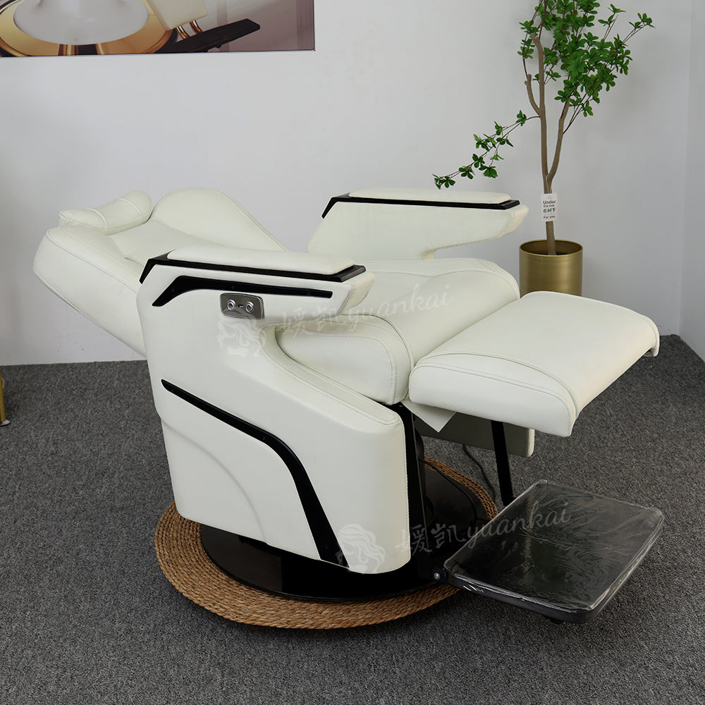 High-end hair salon hair salon dedicated intelligent USB charging can be put down lifting shaving barber chair