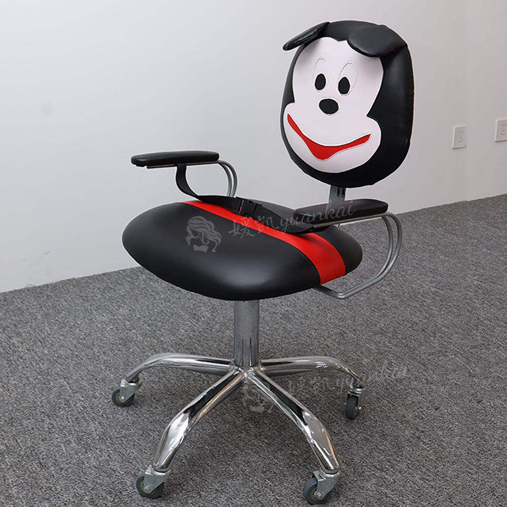 New children's cartoon barber chairbarber shop hair salon dedicated lifting rotating Mickey Mouse styling chair