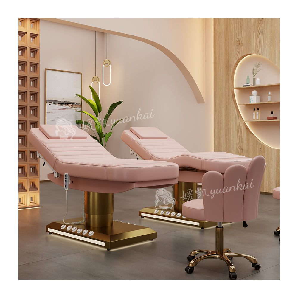 New Electric Face Spa Eyelash Chair Massage Bed Beauty Salon Skin Care Electric Beauty Bed