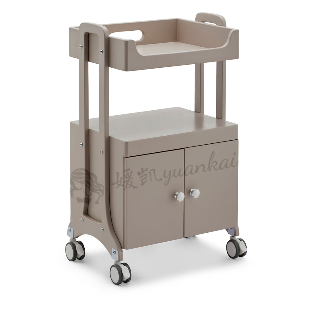 High-grade Beauty Trolley Beauty Salon Special Trolley Multi-functional With Cabinets Nail Embroidery Mobile Shelving