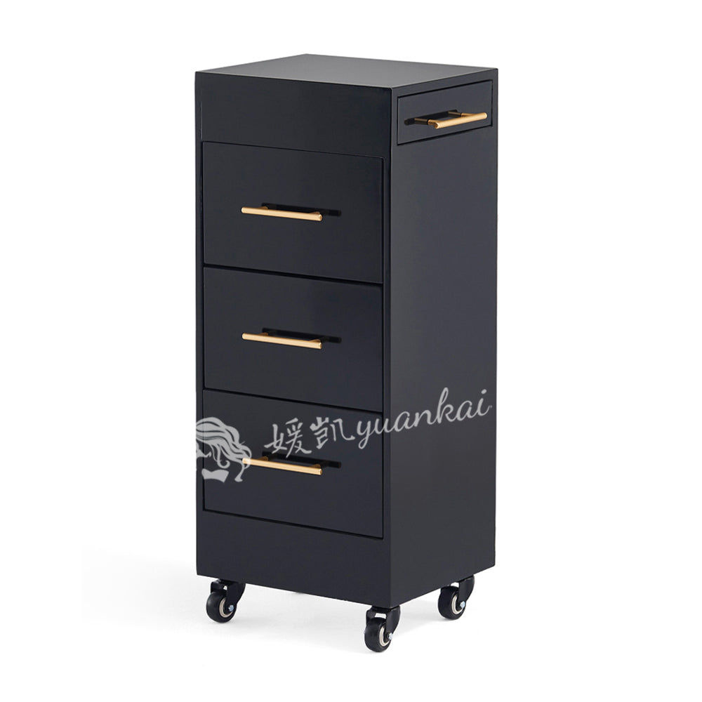 Factory Wholesale European Style Metal Frame Hair Layer Cart Beauty Barber Salon Trolley