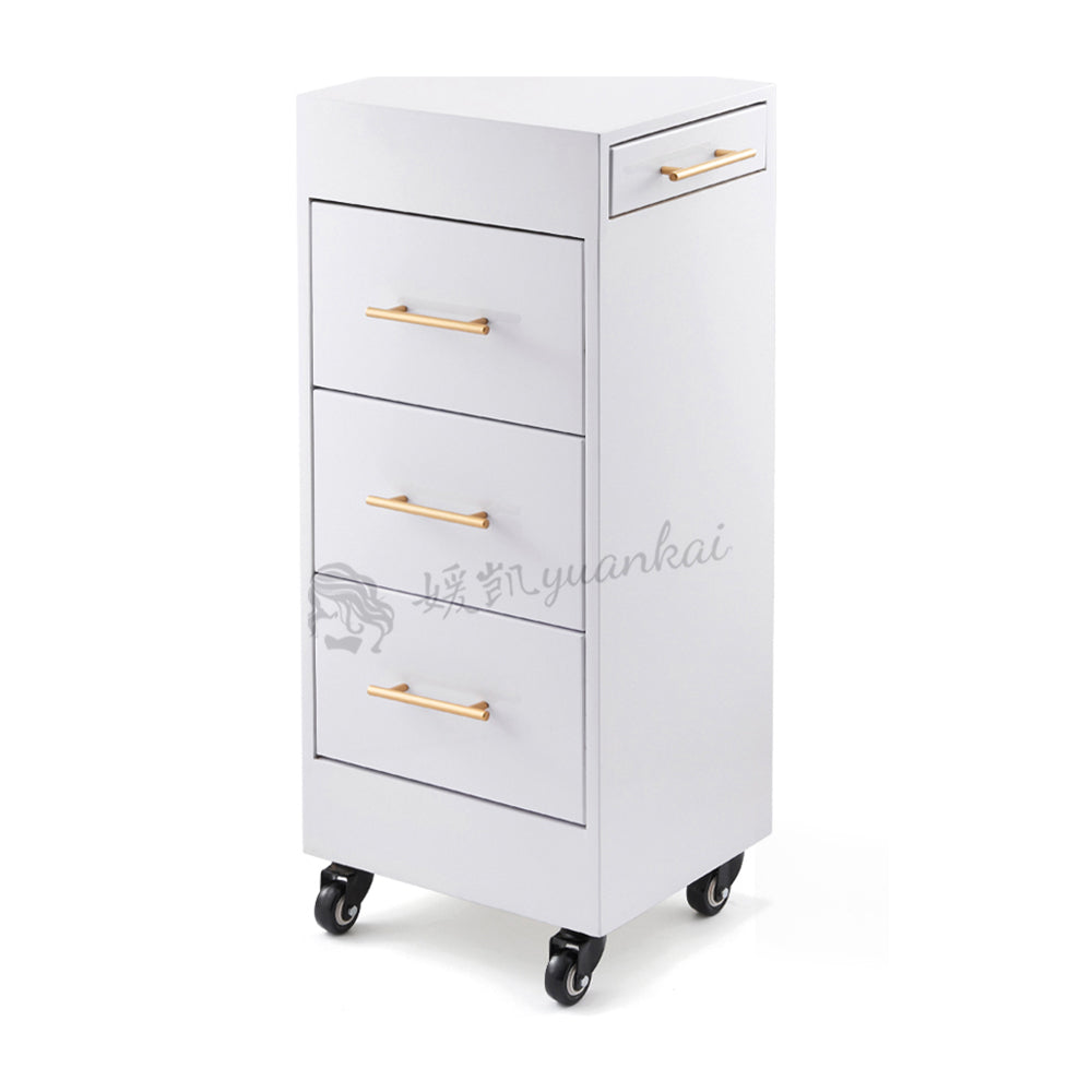 Factory Wholesale European Style Metal Frame Hair Layer Cart Beauty Barber Salon Trolley