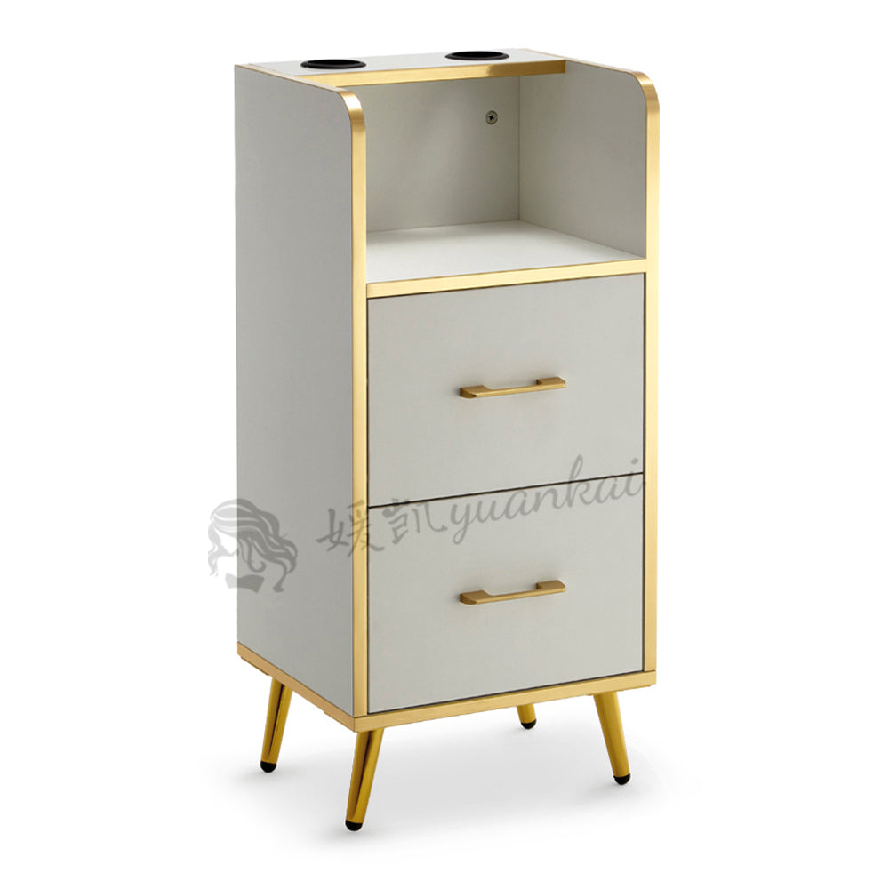 Factory Wholesale European Style Metal Frame Hair Layer Cart Beauty Barber Salon Trolley