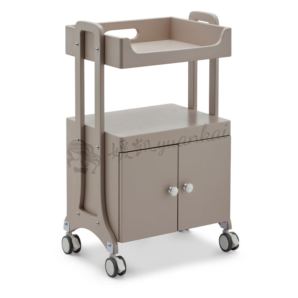 High-grade Beauty Trolley Beauty Salon Special Trolley Multi-functional With Cabinets Nail Embroidery Mobile Shelving