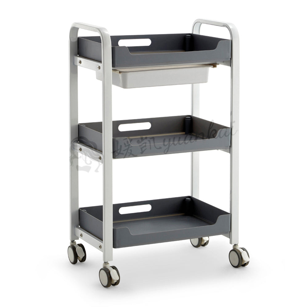 High-grade Beauty Trolley Beauty Salon Special Trolley Multi-functional With Cabinets Nail Embroidery Mobile Shelving