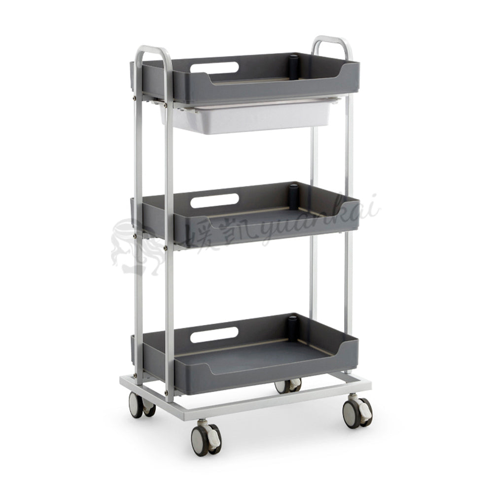 High-grade Beauty Trolley Beauty Salon Special Trolley Multi-functional With Cabinets Nail Embroidery Mobile Shelving