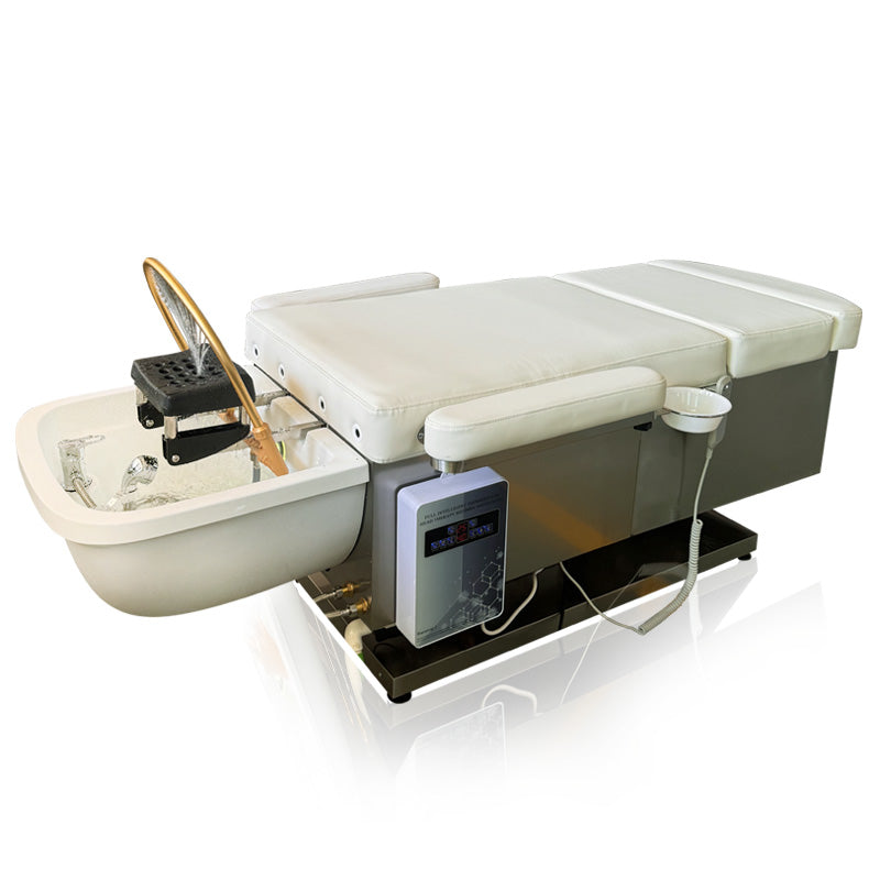 High-end electric shampoo bed barber shop beauty salon special shampoo massage foot massage integrated shampoo bed