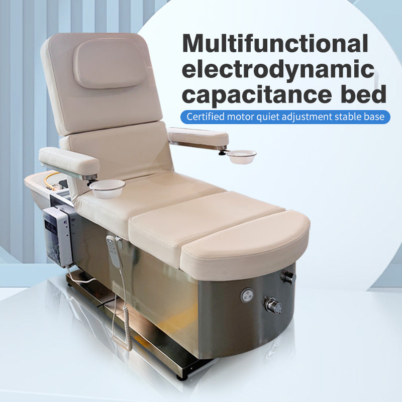 High-end electric shampoo bed barber shop beauty salon special shampoo massage foot massage integrated shampoo bed