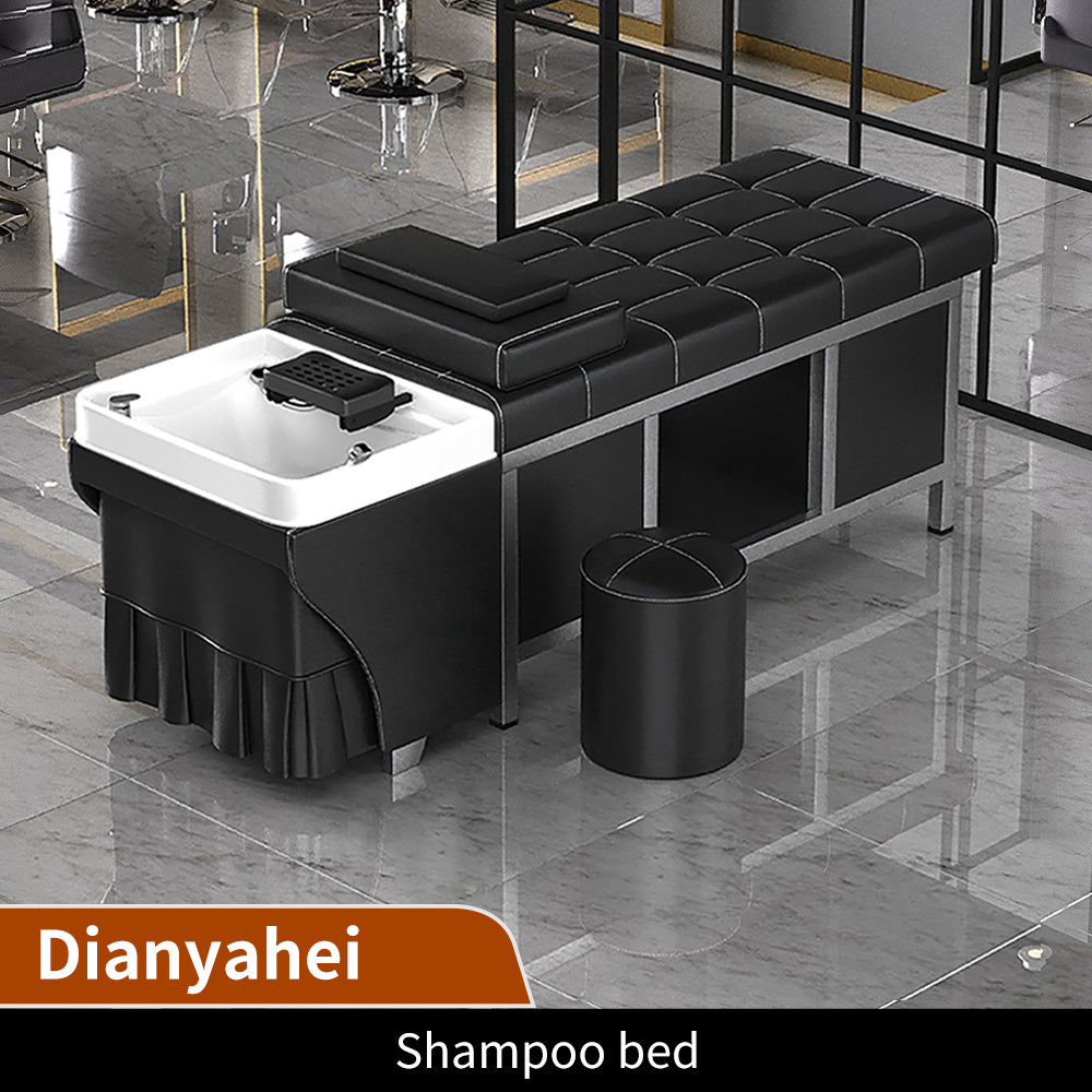 Hot selling high-end Thai hair treatment shampoo bed Hairdresser water cycle steel frame bed