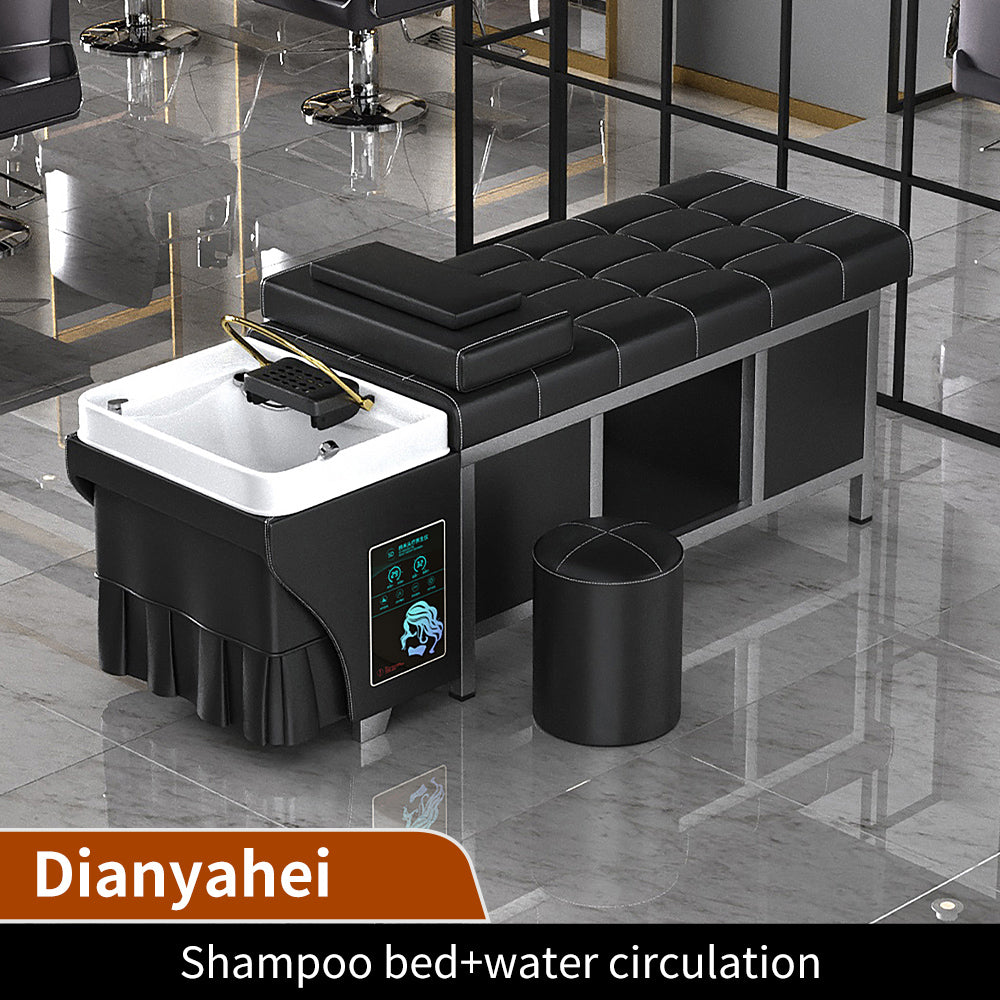 Hot selling high-end Thai hair treatment shampoo bed Hairdresser water cycle steel frame bed