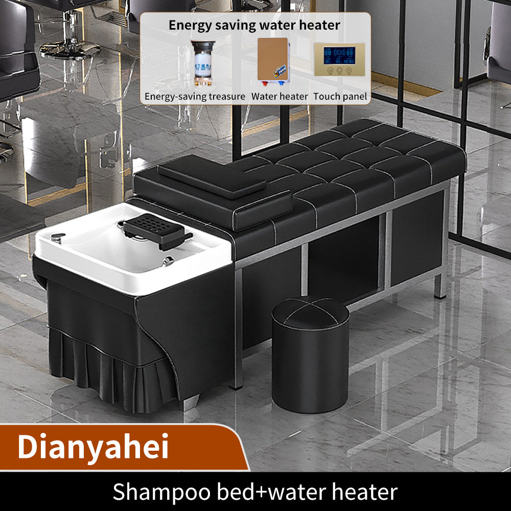Hot selling high-end Thai hair treatment shampoo bed Hairdresser water cycle steel frame bed