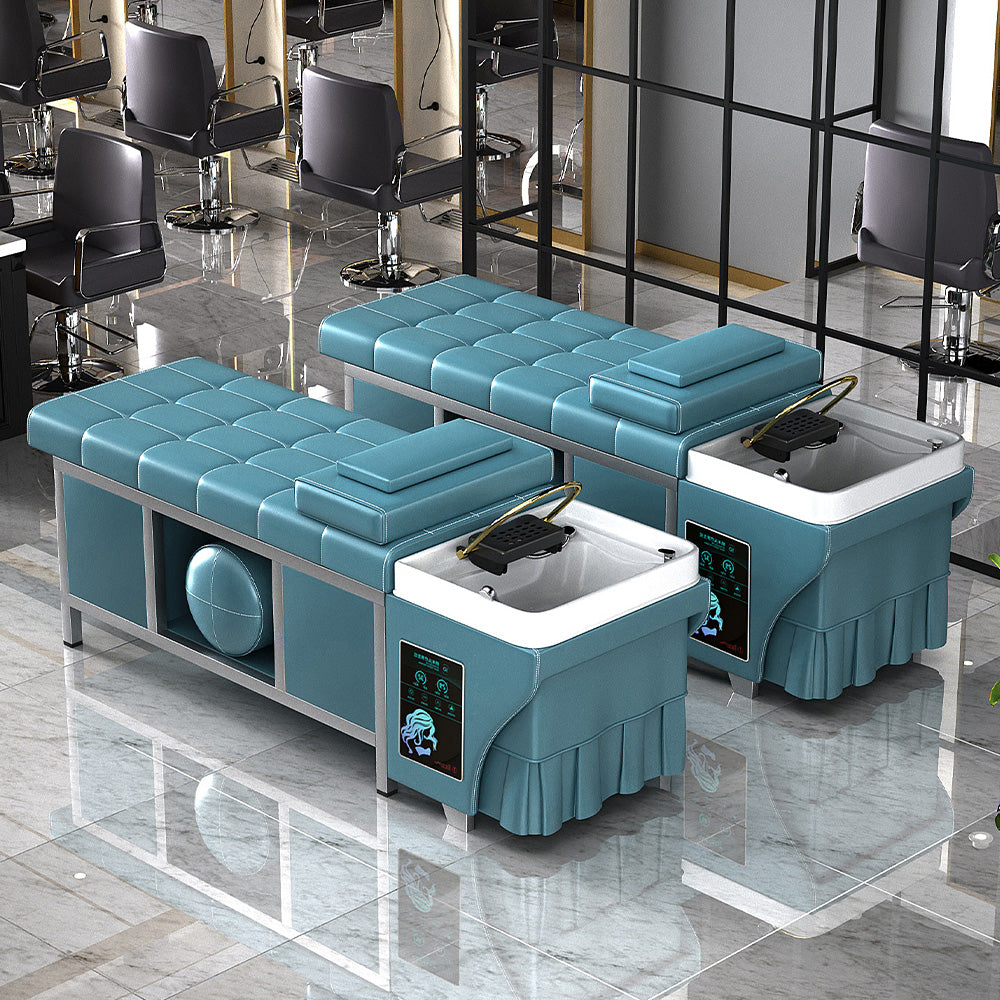 Hot selling high-end Thai hair treatment shampoo bed Hairdresser water cycle steel frame bed