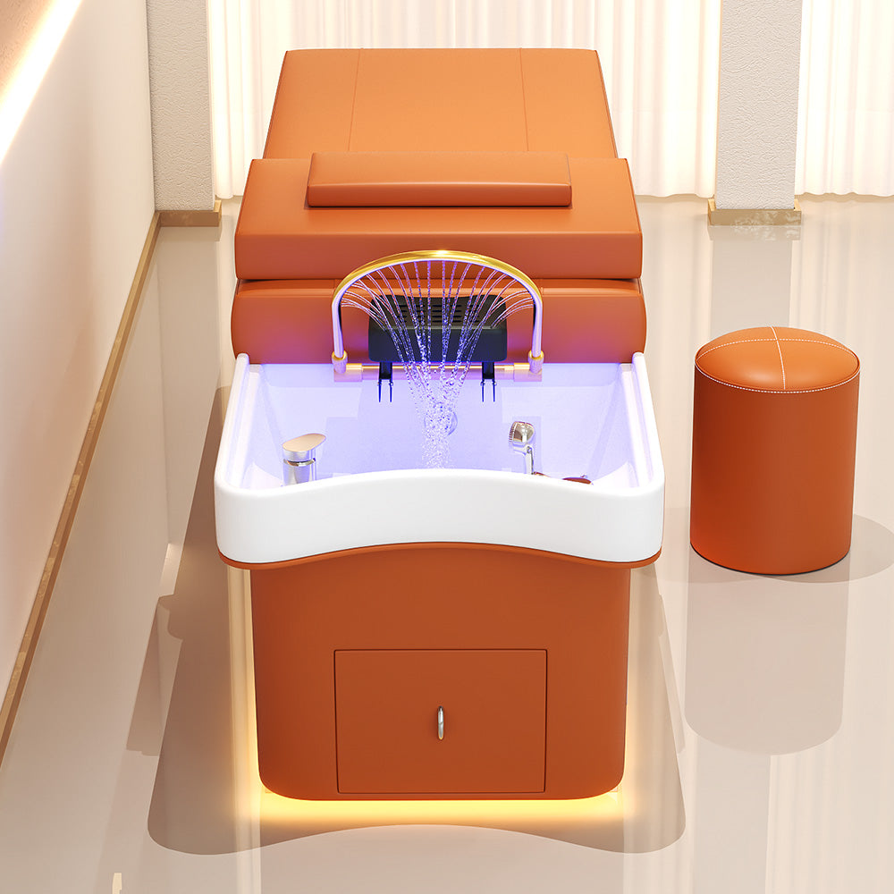 Thai Head Therapy Shampoo Bed Water Circulation Beauty Salon Barber Shop Special Massage Integrated Bed