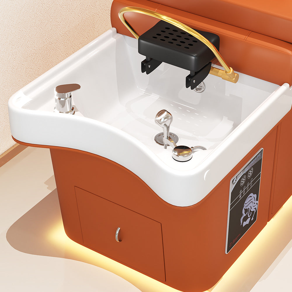 Thai Head Therapy Shampoo Bed Water Circulation Beauty Salon Barber Shop Special Massage Integrated Bed