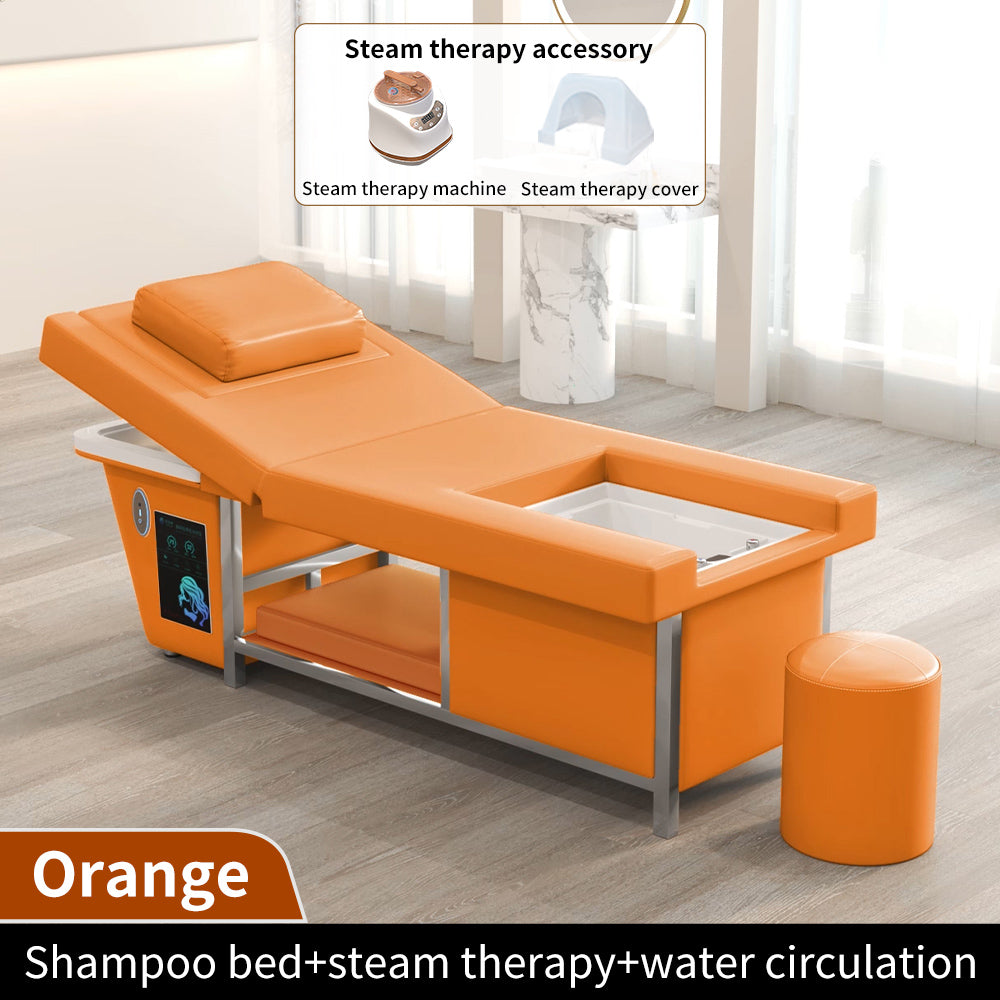 New beauty salon Electric lifting shampoo bed barber shop head care beauty bed with water circulation