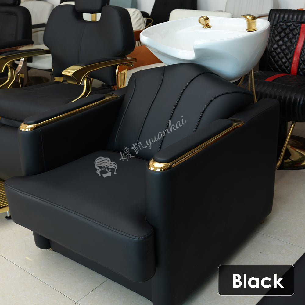New Sitting Shampoo Bed Half-lyingWater Bed Barber Shop HairdresserSpecial Ceramic Shampoo Chair
