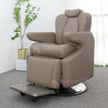 High-end electric reclining physiotherapychair barber shop beauty salon specialoil head lifting hair cutting chair